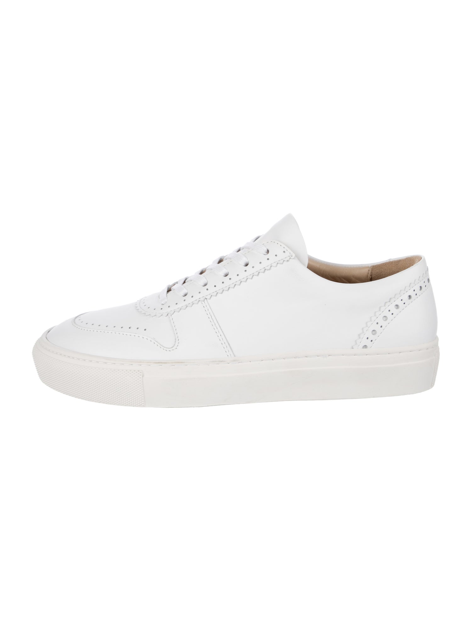 Ulla Johnson Leather Lasercut Accents Sneakers