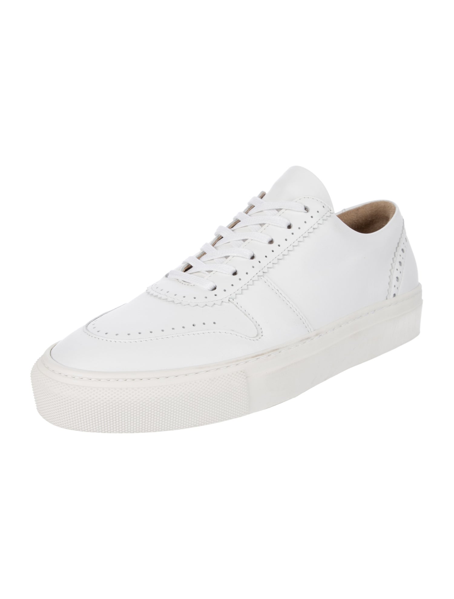 Ulla Johnson Leather Lasercut Accents Sneakers