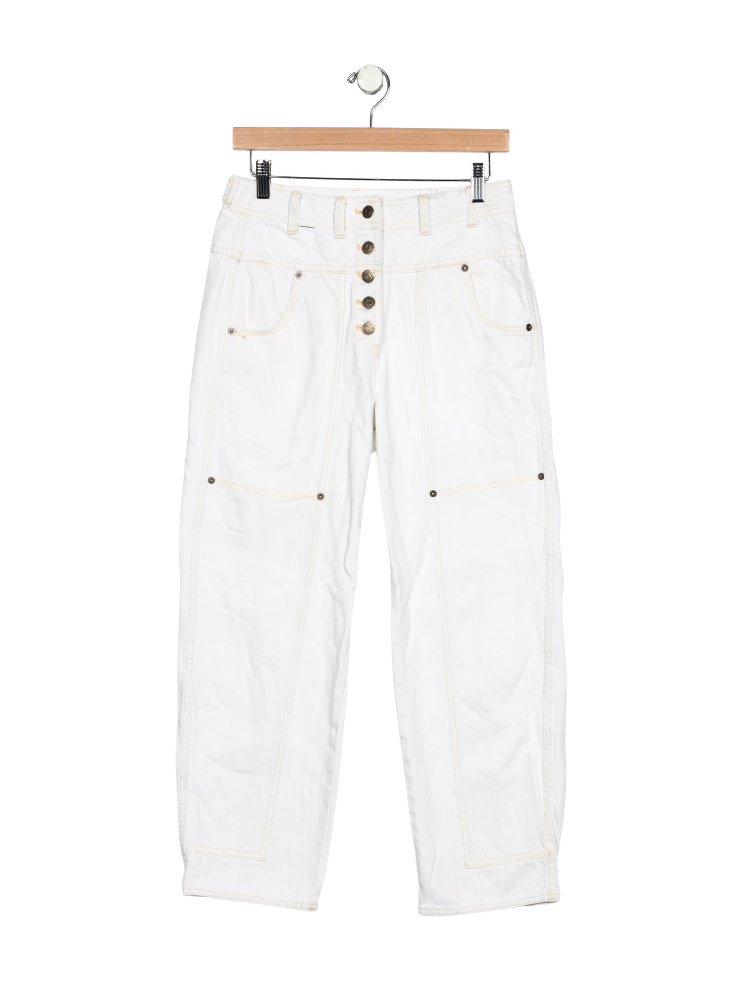 Ulla Johnson High-Rise Straight Leg Jeans