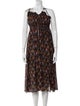 Ulla Johnson Printed Ruffle Embellishment Nightgown