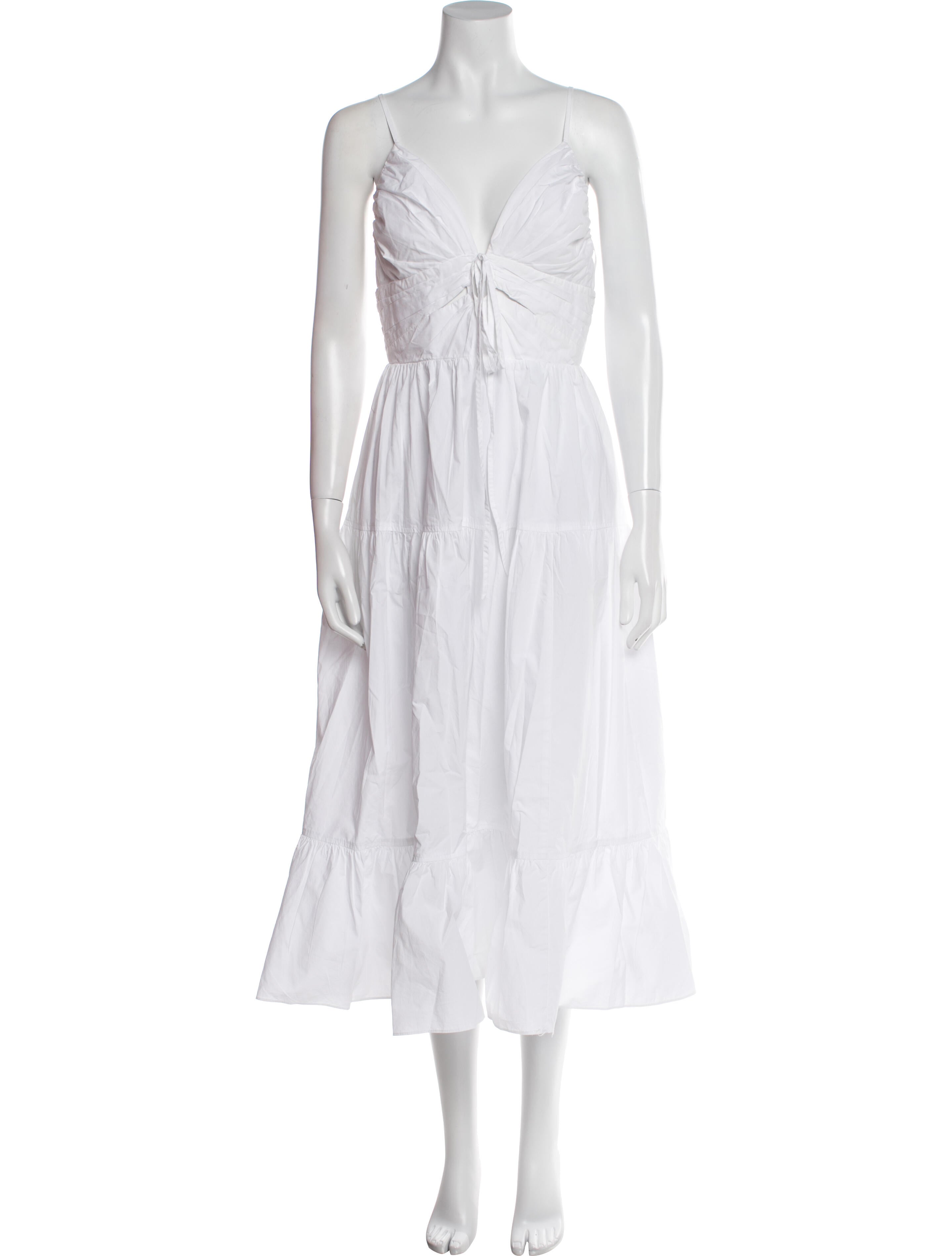 Ulla Johnson V-Neck Long Dress