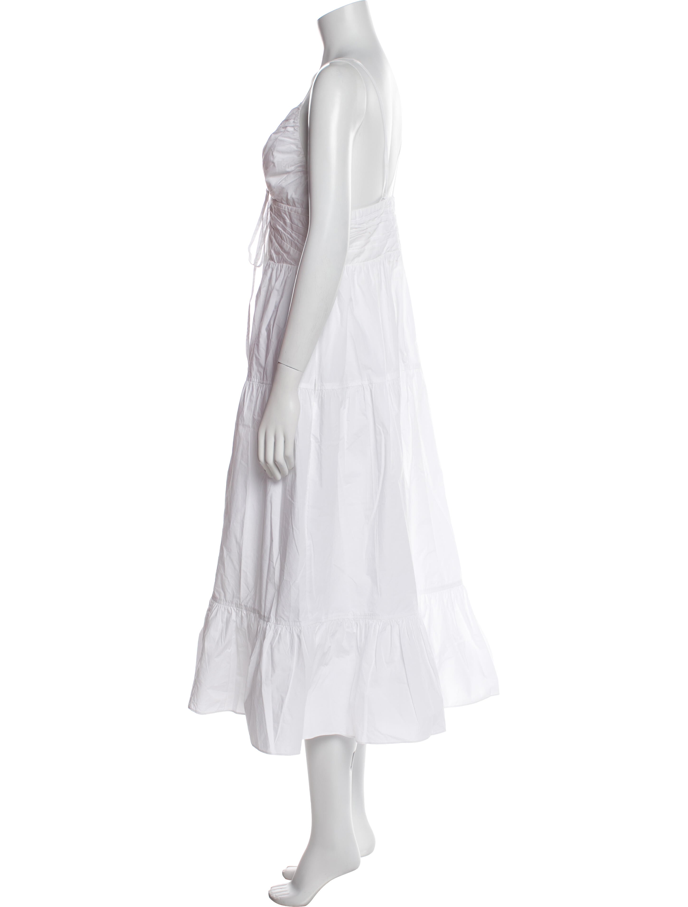 Ulla Johnson V-Neck Long Dress