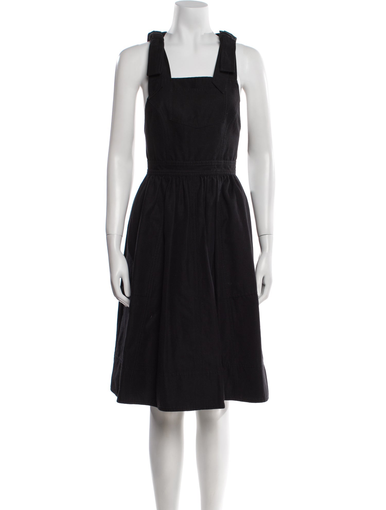 Ulla Johnson Square Neckline Knee-Length Dress