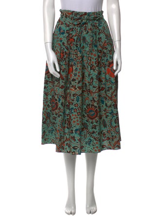 Ulla Johnson Printed Midi Length Skirt