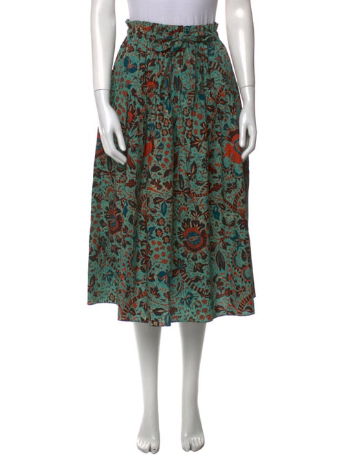 Ulla Johnson Printed Midi Length Skirt