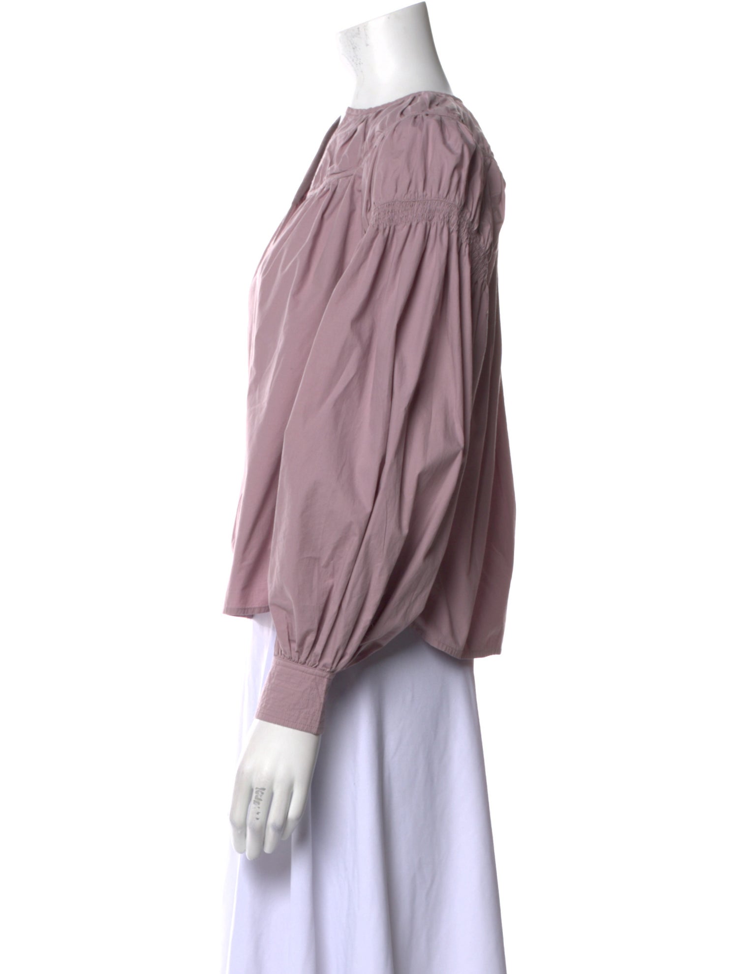 Ulla Johnson V-Neck Long Sleeve Blouse