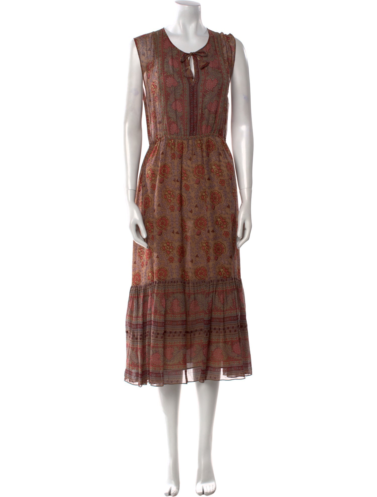 Ulla Johnson Printed Midi Length Dress