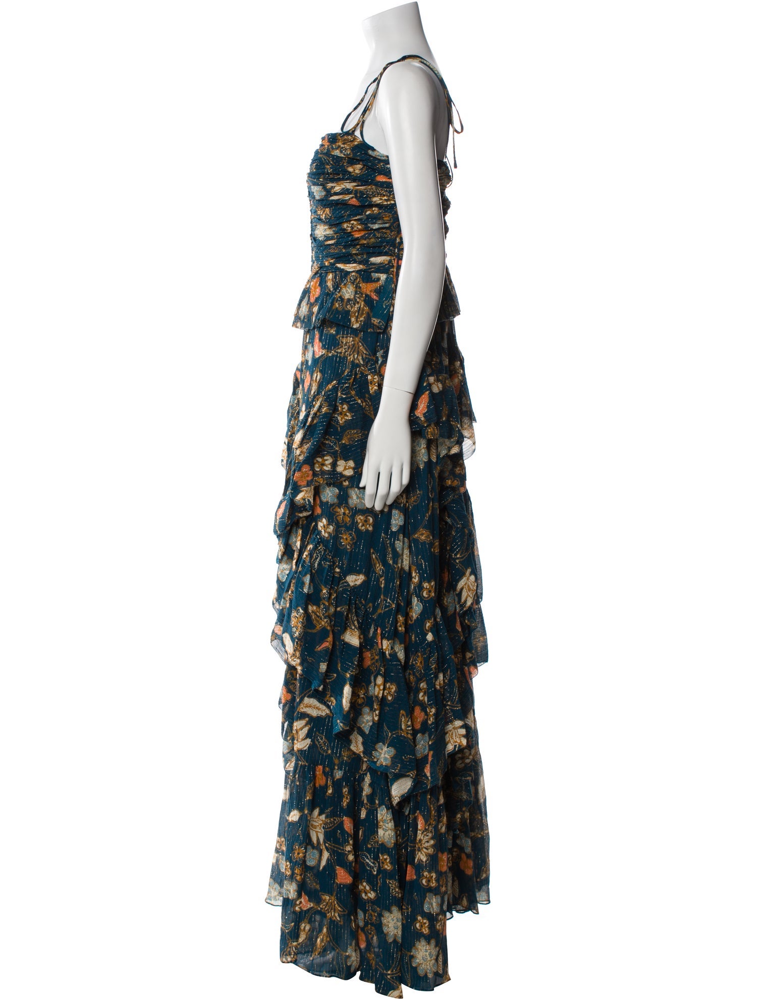 Ulla Johnson Floral Print Long Dress
