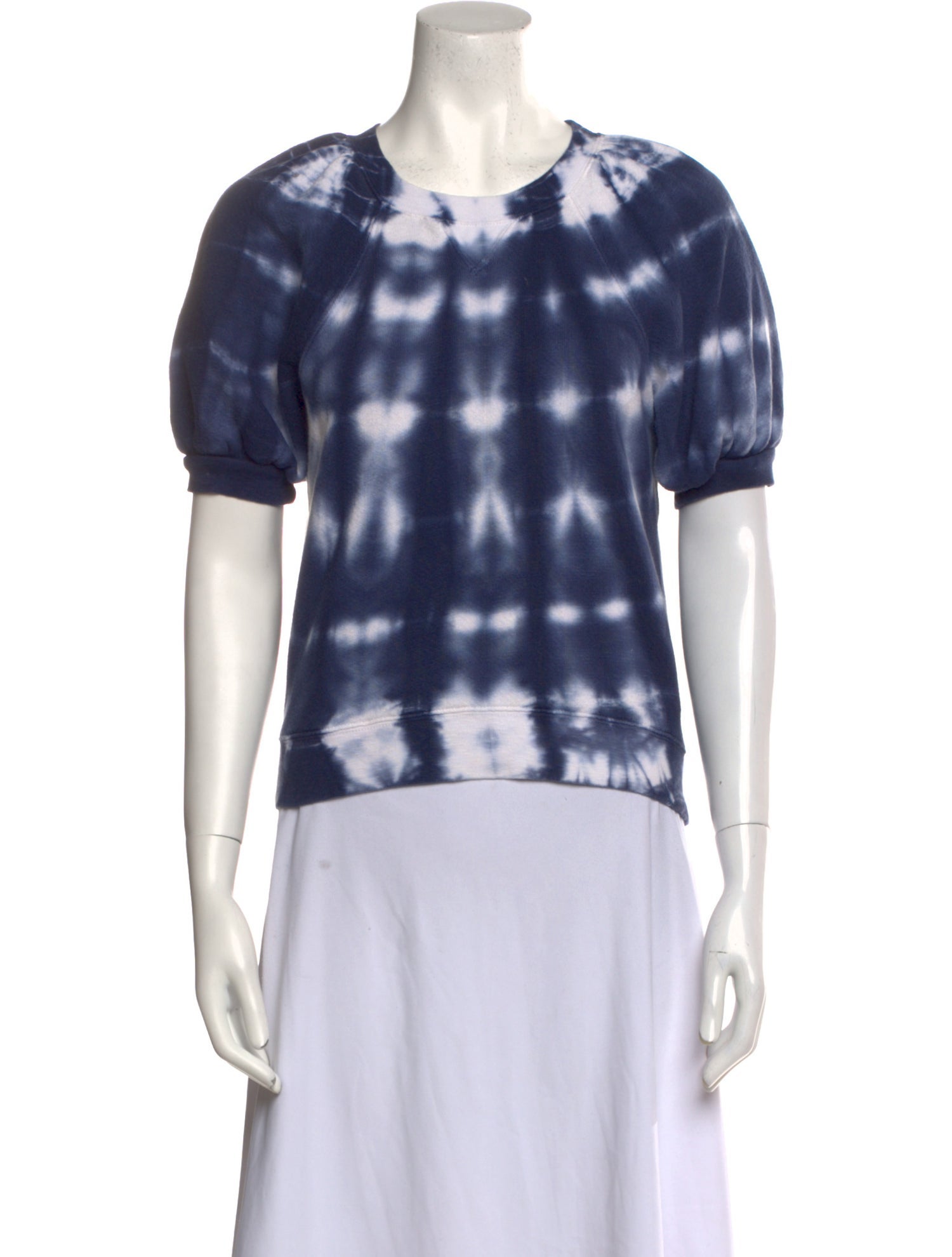 Ulla Johnson Tie-Dye Print Scoop Neck T-Shirt