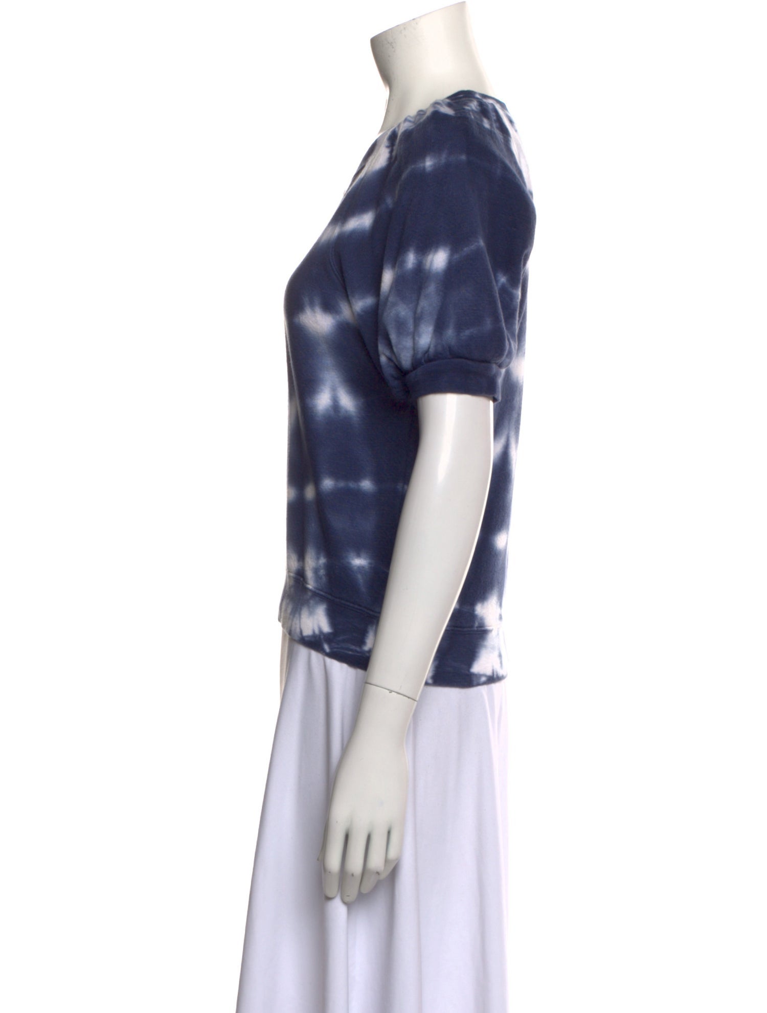Ulla Johnson Tie-Dye Print Scoop Neck T-Shirt
