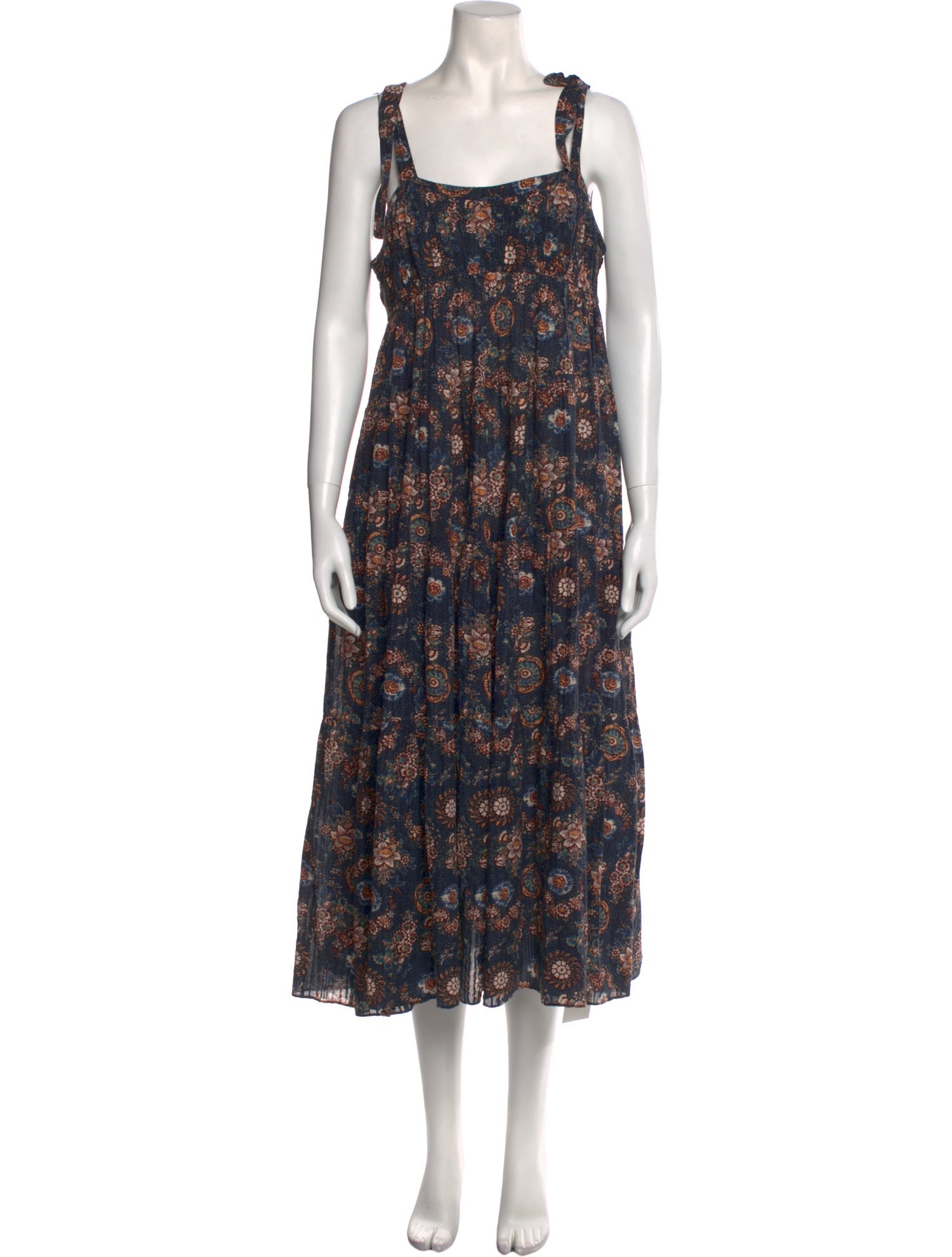 Ulla Johnson Floral Print Long Dress