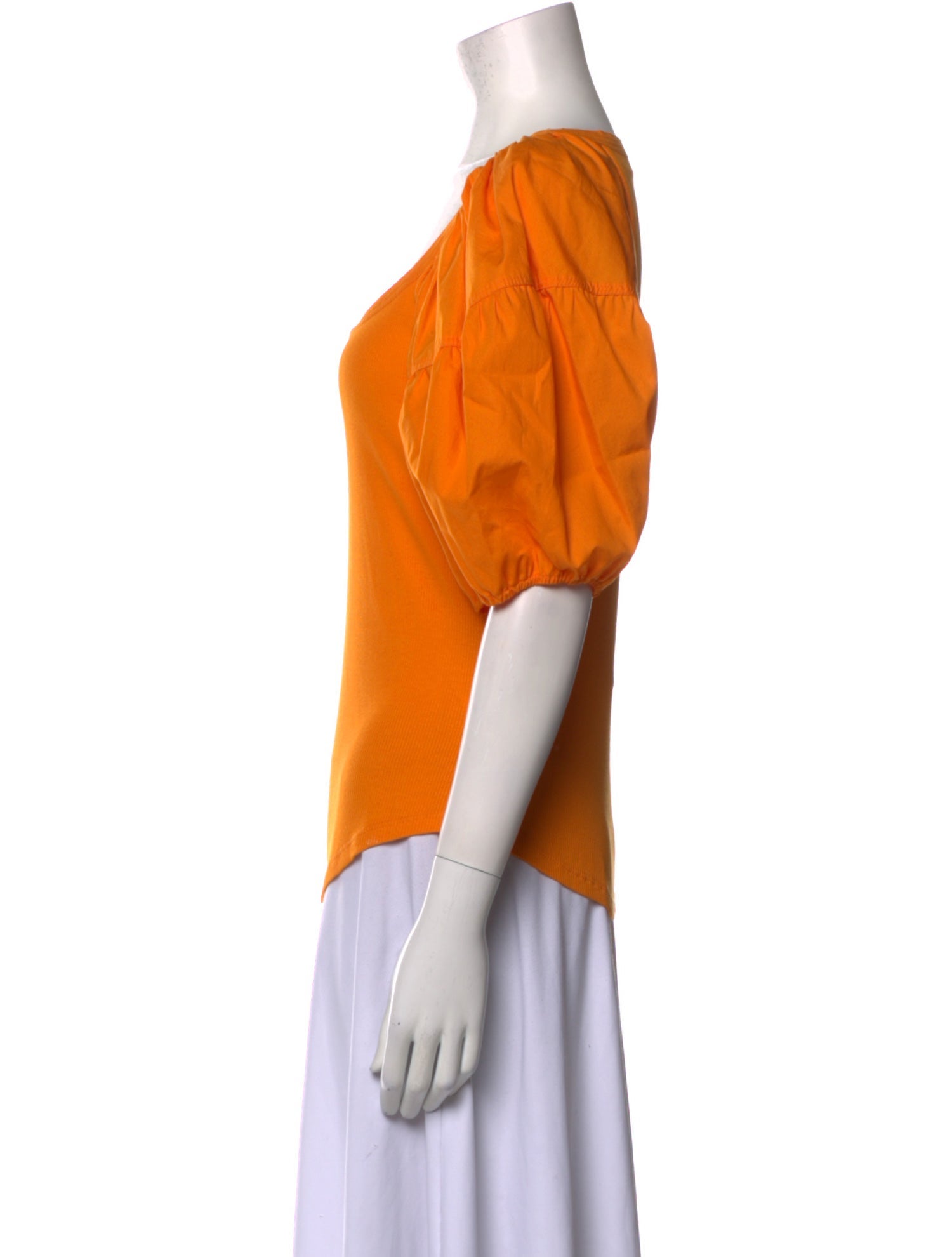 Ulla Johnson Scoop Neck Short Sleeve Top