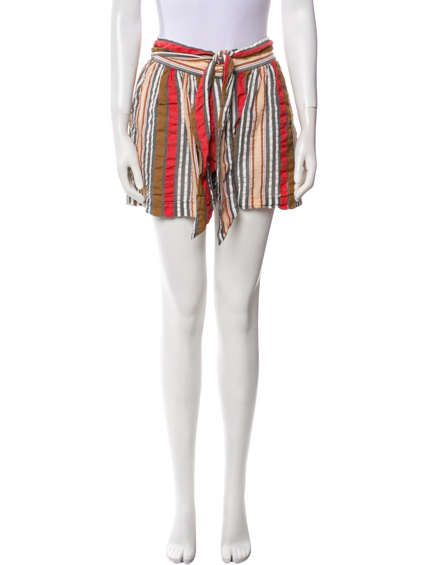 Ulla Johnson Striped Mini Shorts