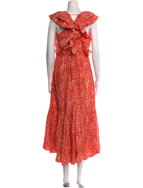 Ulla Johnson Floral Print Long Dress