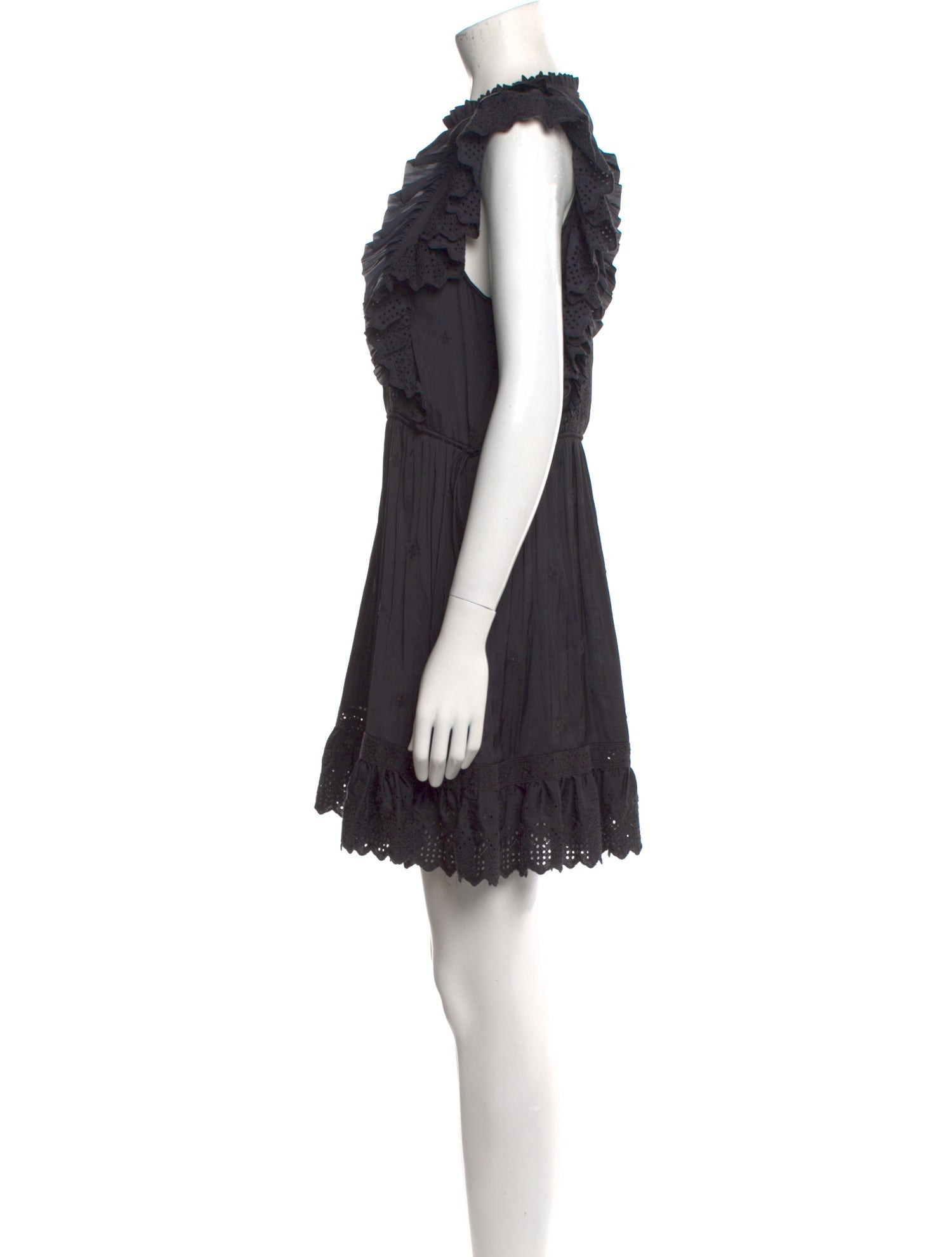 Ulla Johnson Crew Neck Mini Dress