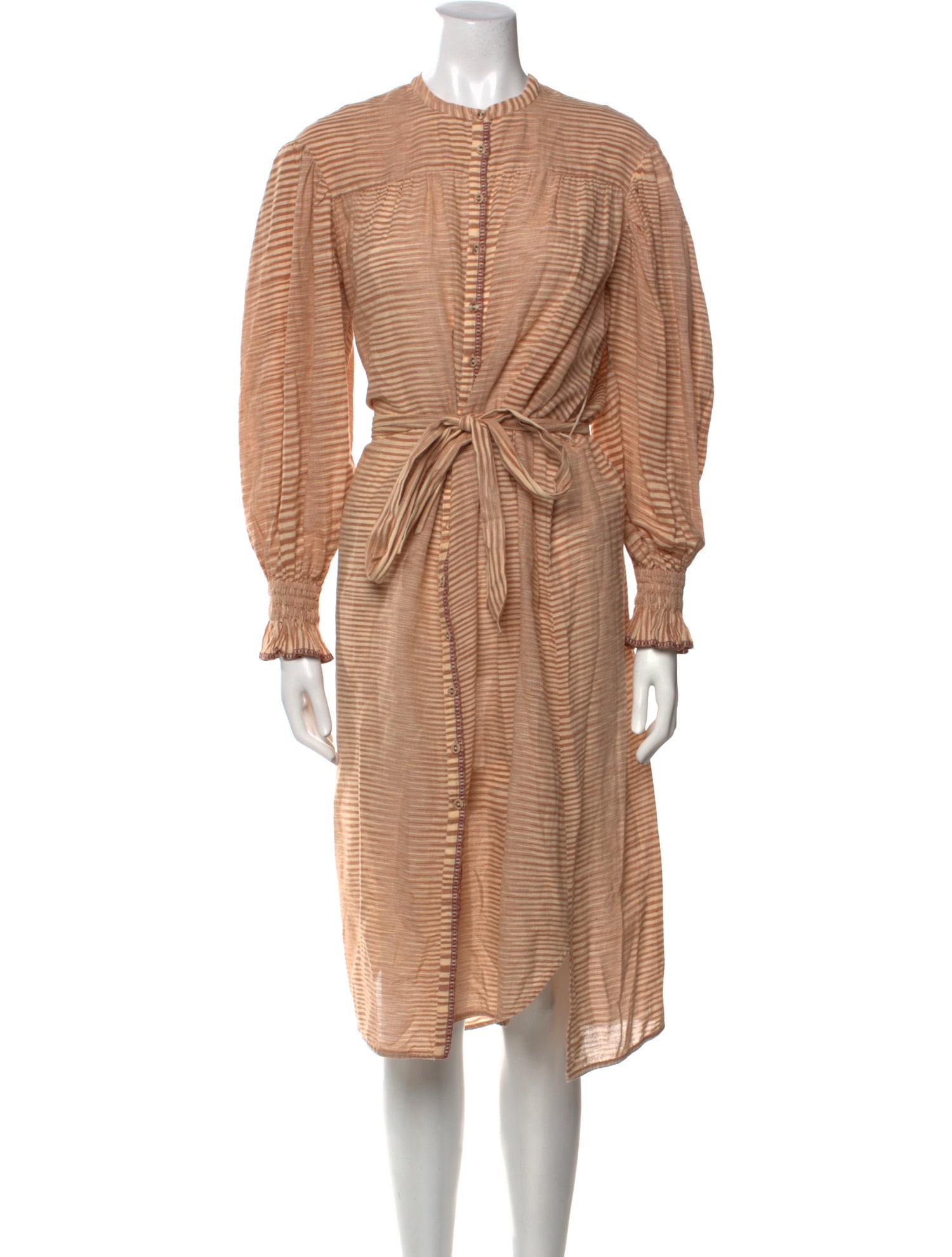 Ulla Johnson Crew Neck Midi Length Dress
