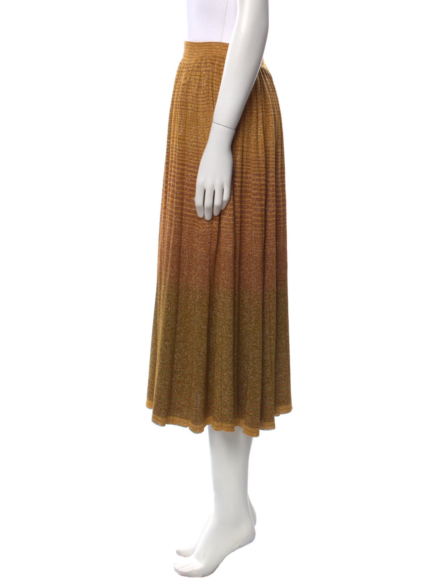 Ulla Johnson Glitter Accents Midi Length Skirt