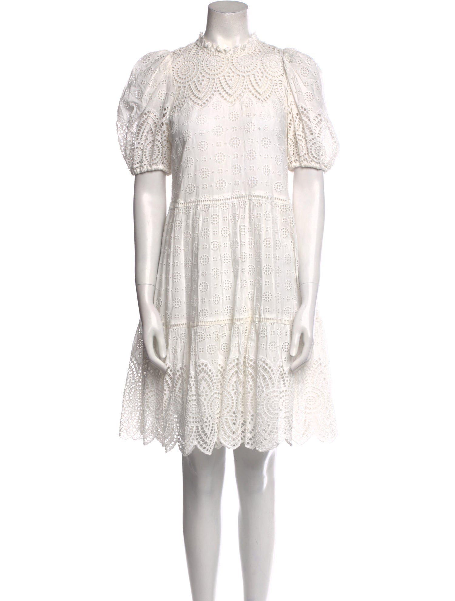 Ulla Johnson Lace Pattern Knee-Length Dress
