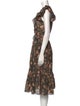Ulla Johnson Floral Print Midi Length Dress