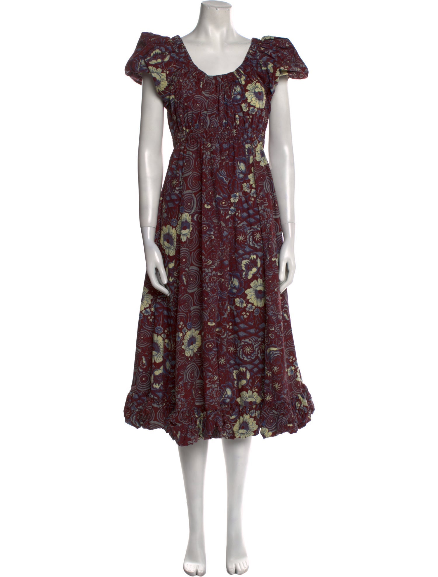Ulla Johnson Floral Print Long Dress