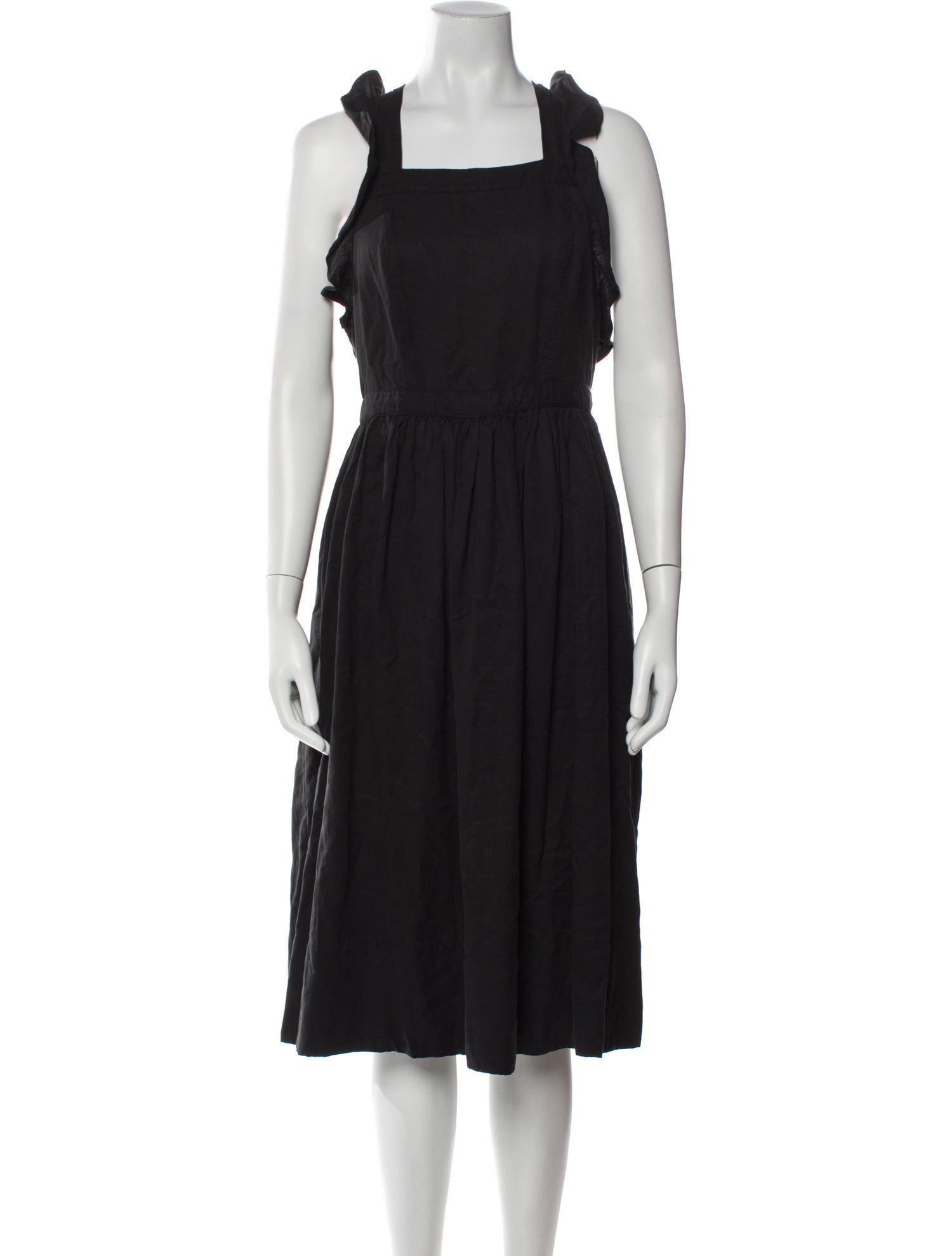 Ulla Johnson Square Neckline Midi Length Dress