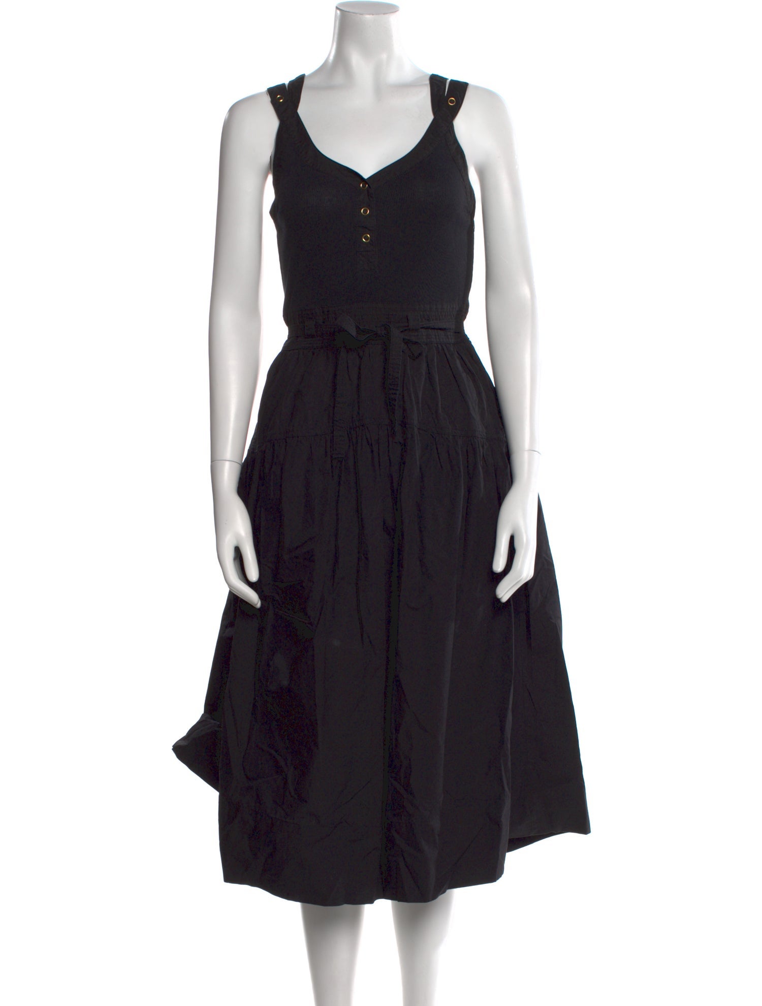 Ulla Johnson V-Neck Midi Length Dress