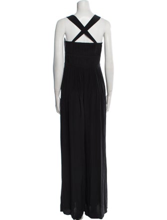 Ulla Johnson Silk Square Neckline Jumpsuit