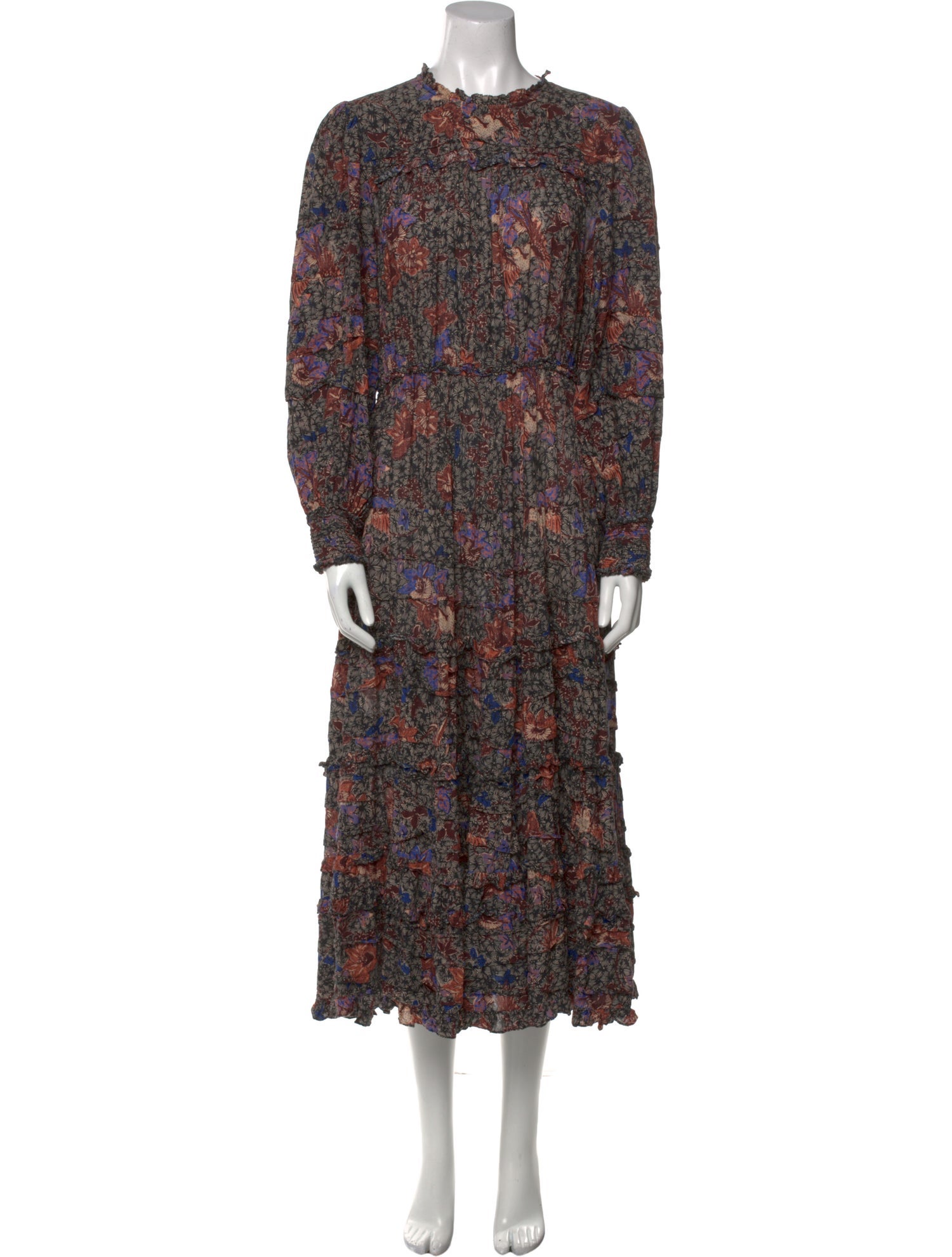 Ulla Johnson Floral Print Long Dress