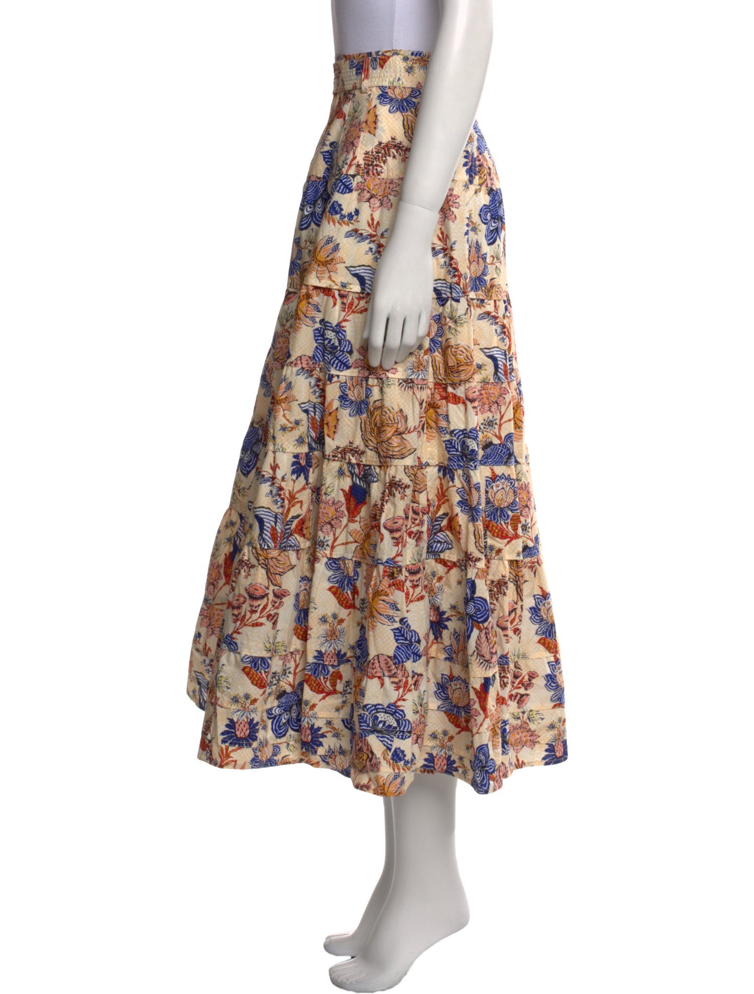 Ulla Johnson Printed Midi Length Skirt