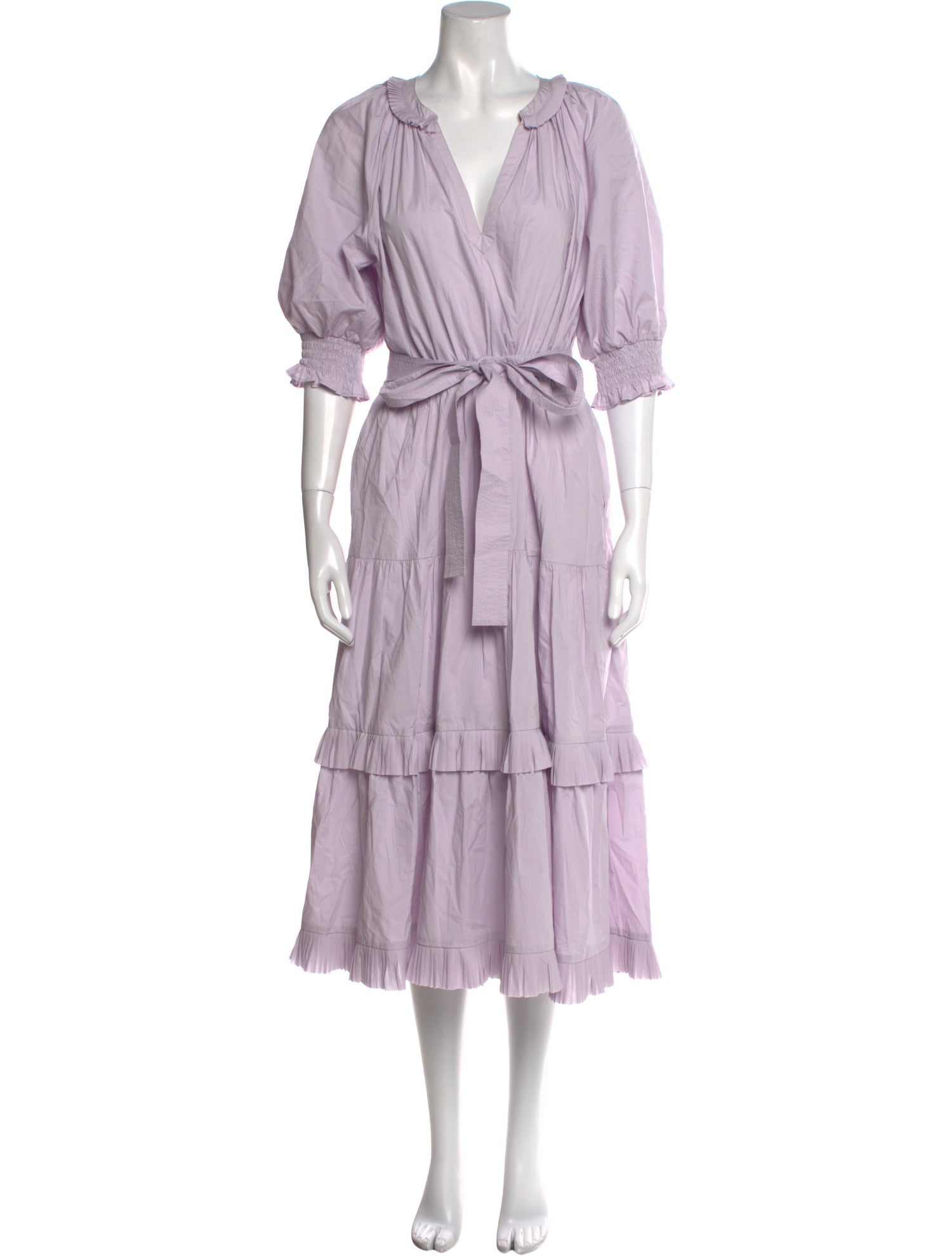 Ulla Johnson V-Neck Long Dress