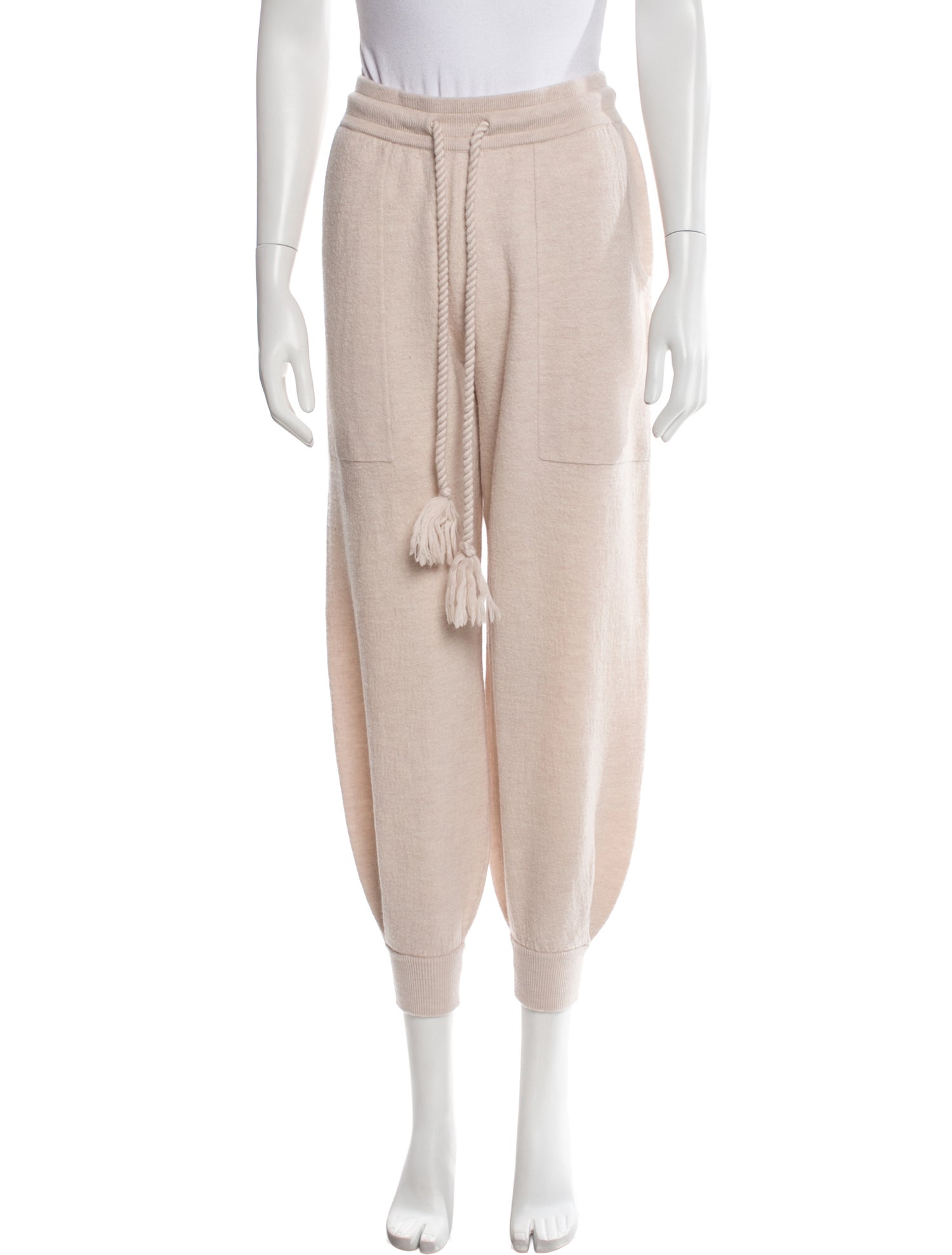 Ulla Johnson Merino Wool Tassel Accents Sweatpants