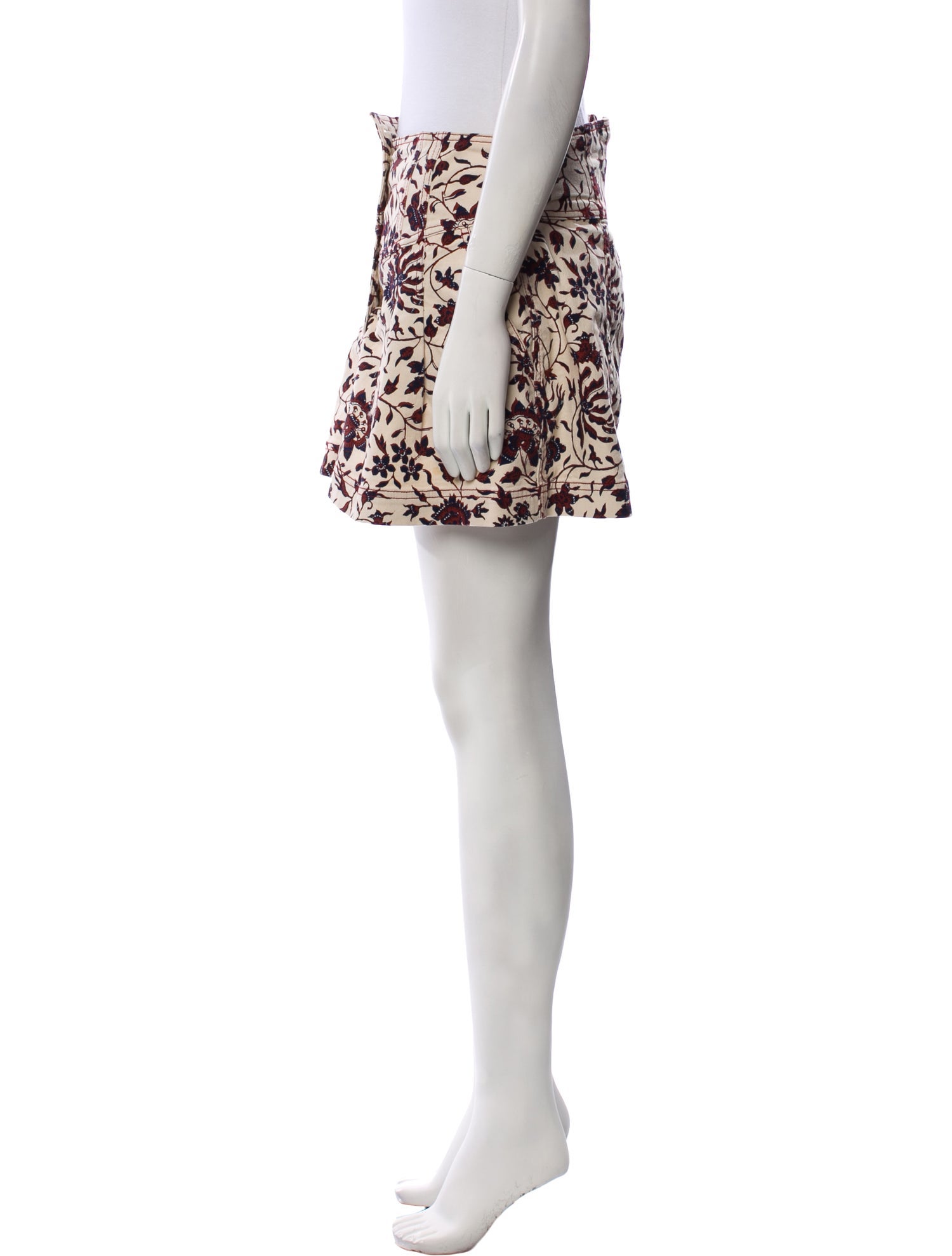 Ulla Johnson Floral Print Mini Skirt