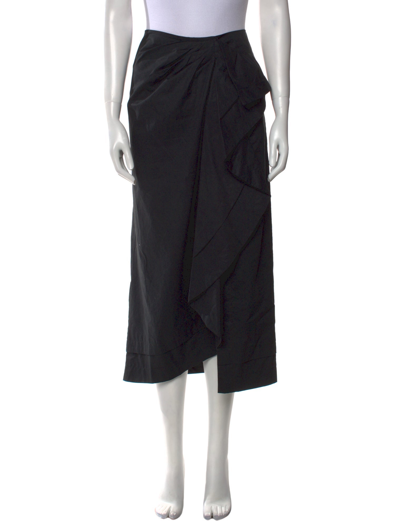 Ulla Johnson Pleated Accents Midi Length Skirt