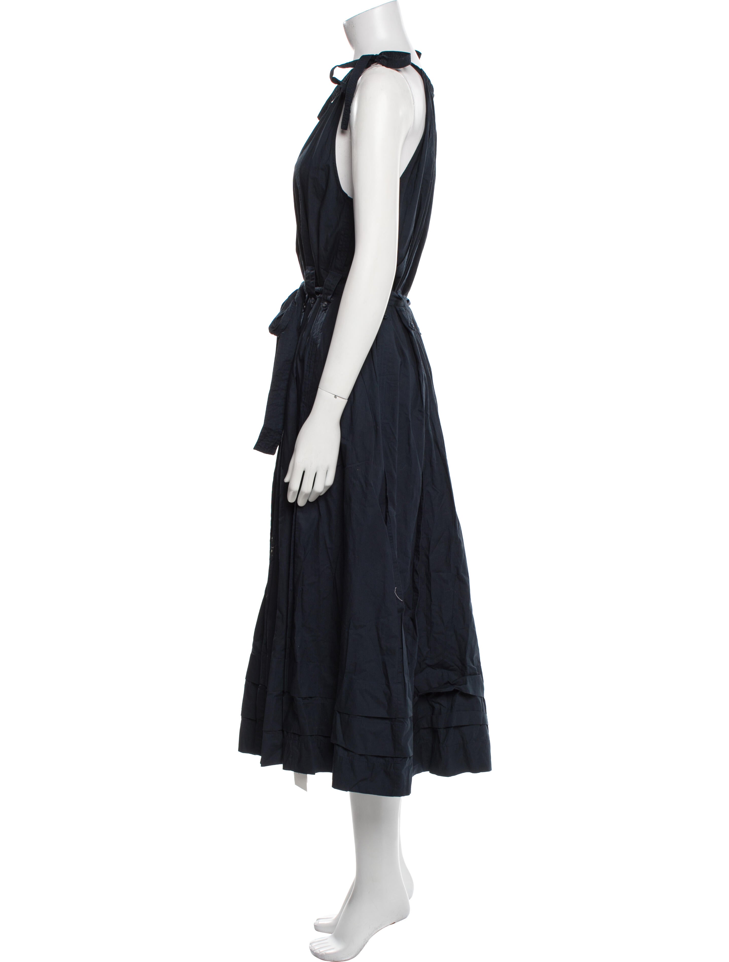 Ulla Johnson Scoop Neck Midi Length Dress