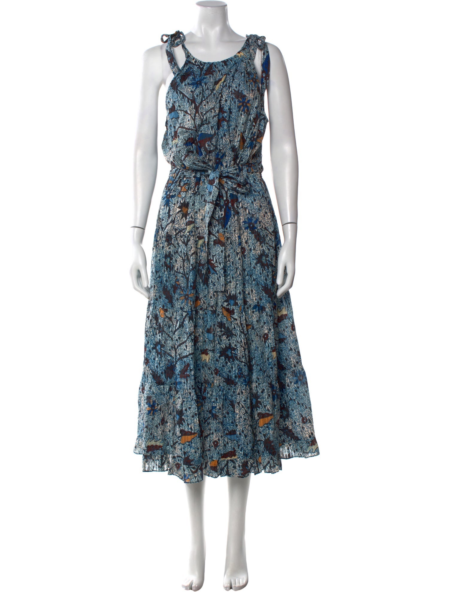 Ulla Johnson Floral Print Long Dress