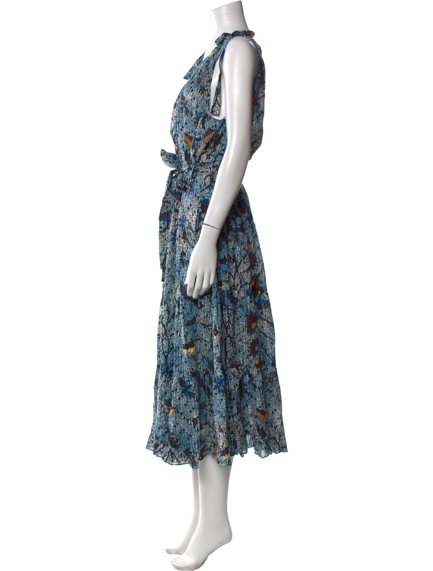 Ulla Johnson Floral Print Long Dress