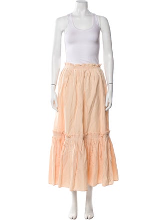 Ulla Johnson Printed Ruffle Embellishment Skirt Set