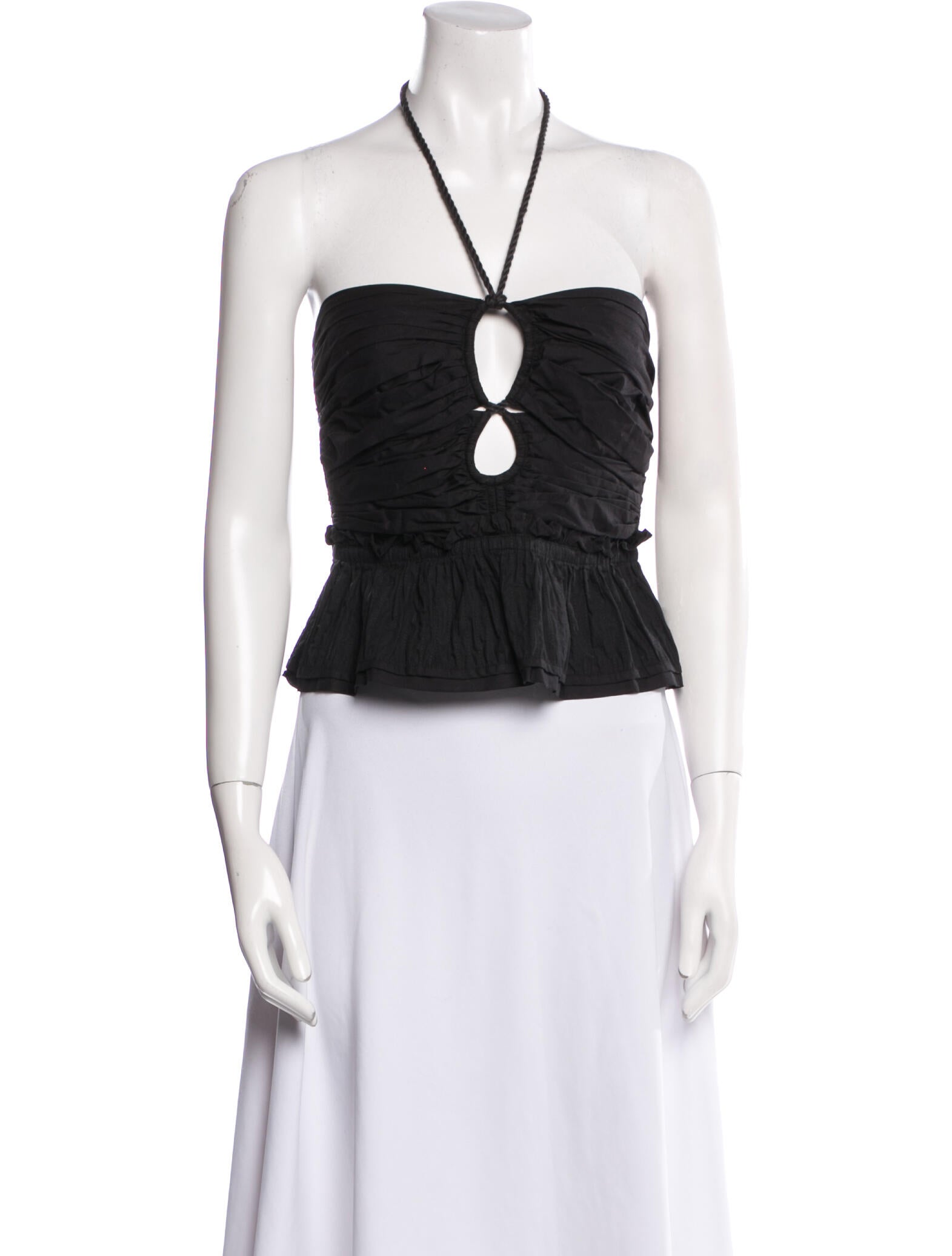 Ulla Johnson Strapless Crop Top
