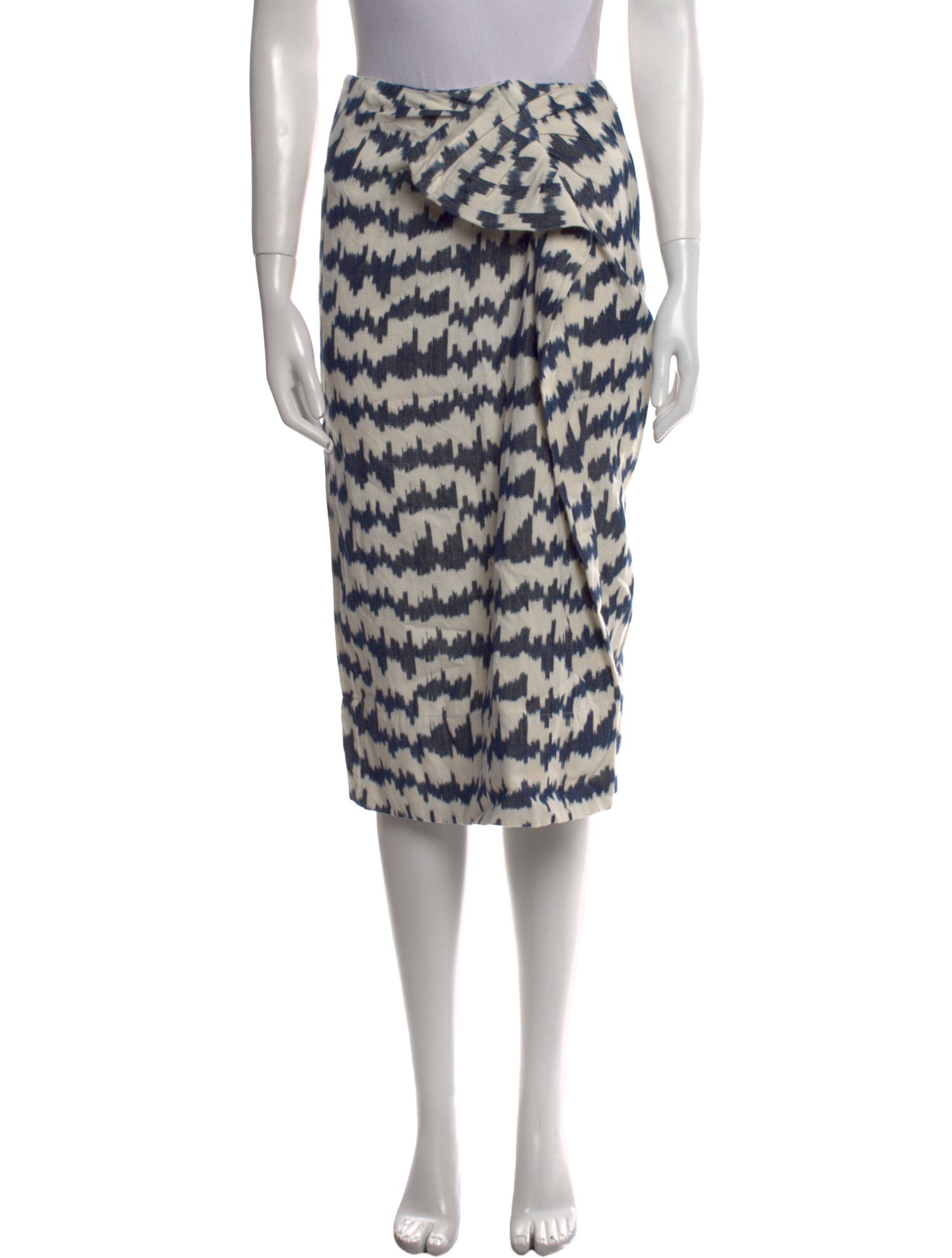 Ulla Johnson Striped Midi Length Skirt