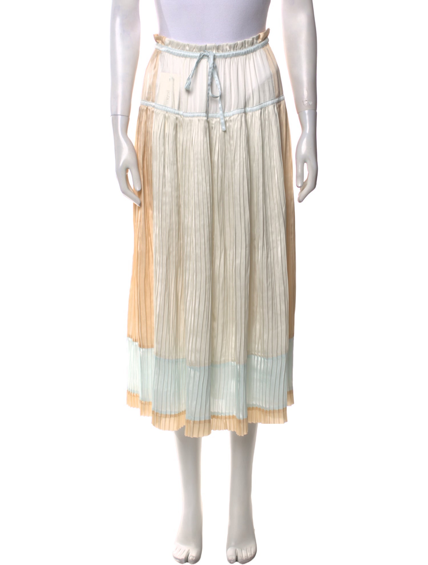 Ulla Johnson Striped Midi Length Skirt