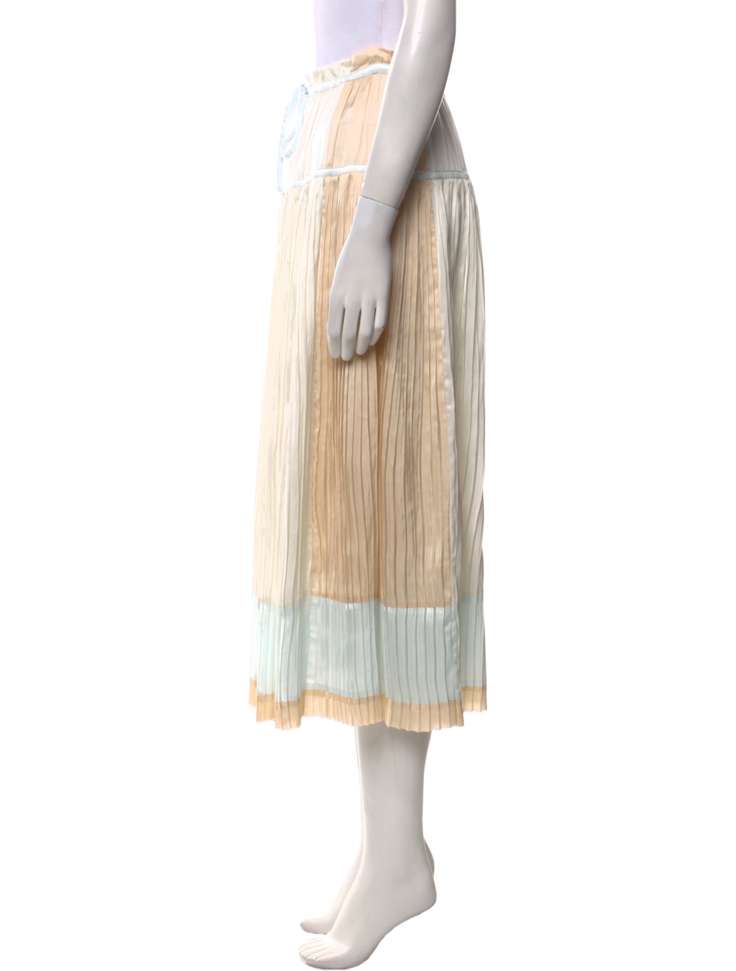 Ulla Johnson Striped Midi Length Skirt