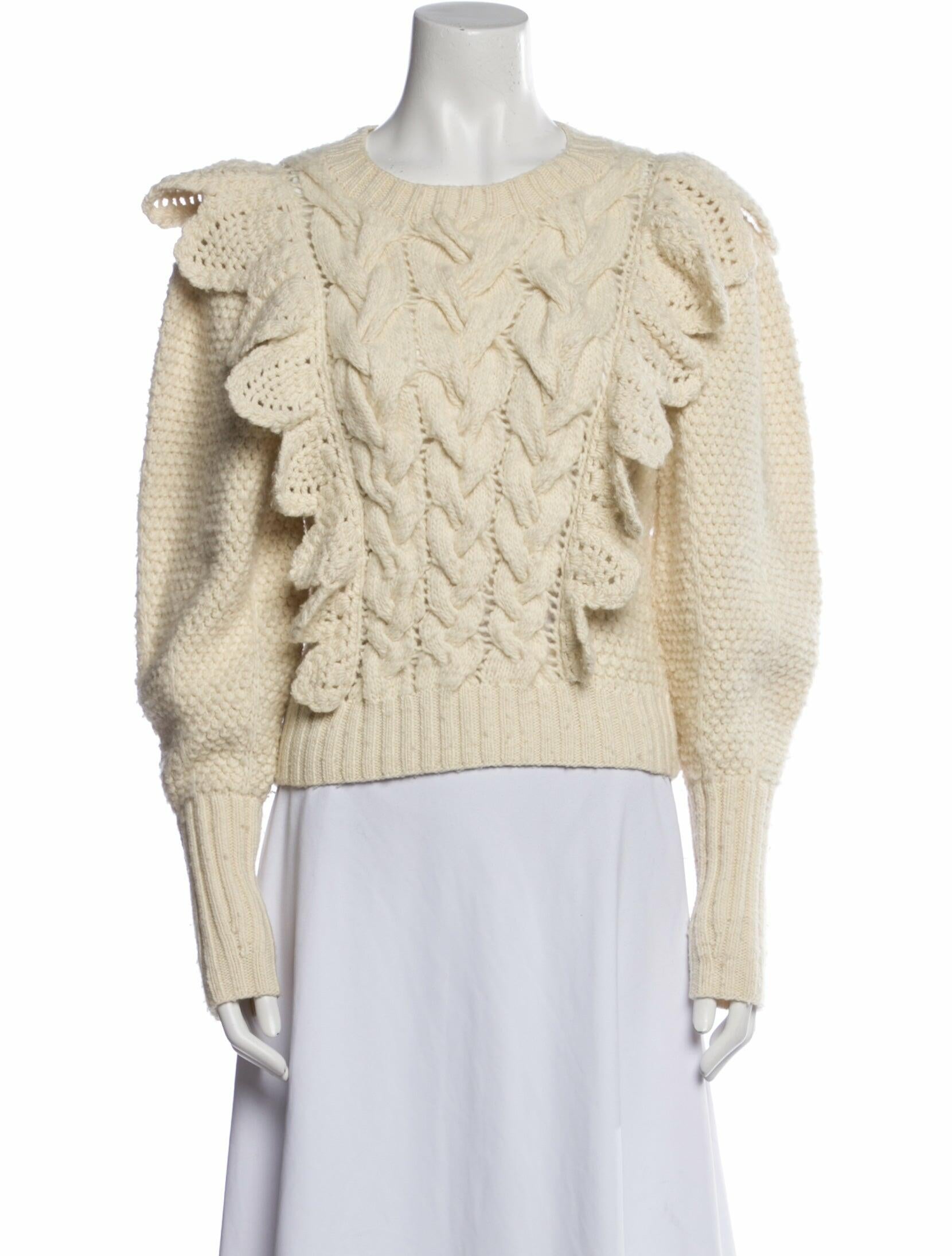 Ulla Johnson Wool Crew Neck Sweater