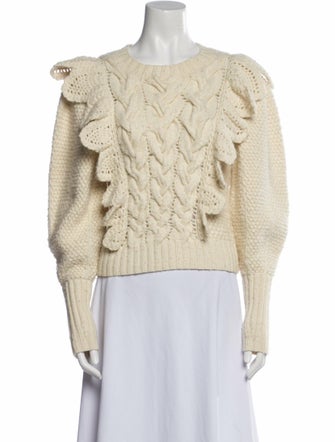 Ulla Johnson Wool Crew Neck Sweater