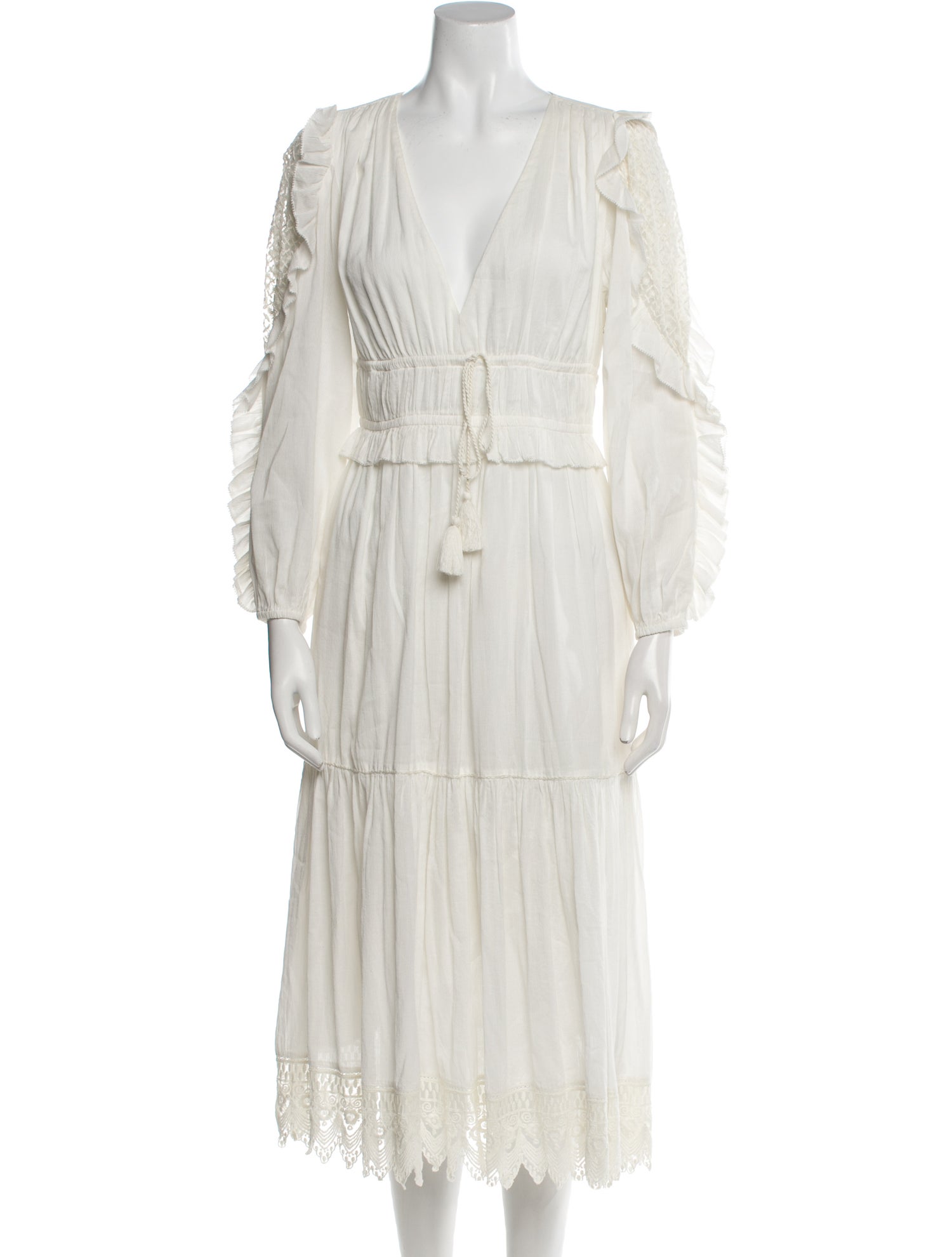 Ulla Johnson V-Neck Long Dress