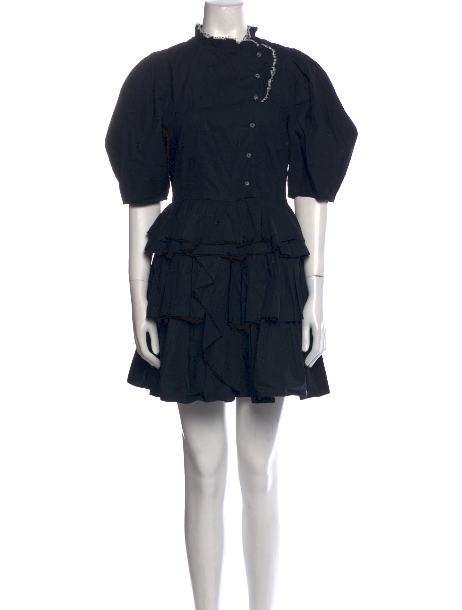 Ulla Johnson Mock Neck Mini Dress