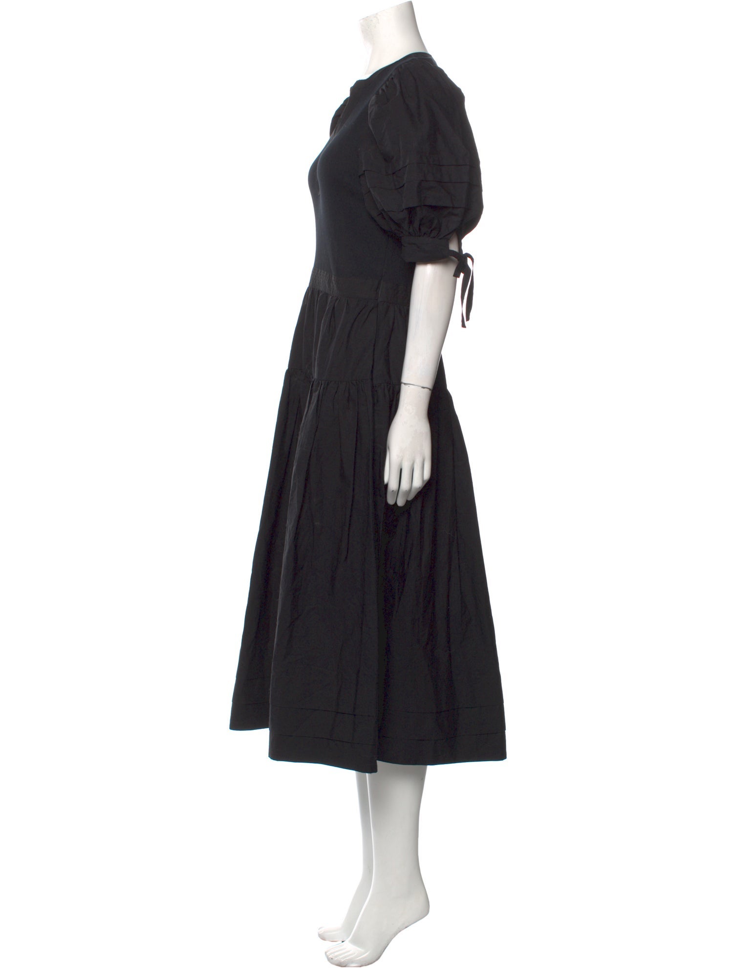 Ulla Johnson V-Neck Midi Length Dress