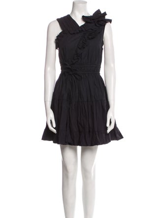 Ulla Johnson Cowl Neck Mini Dress
