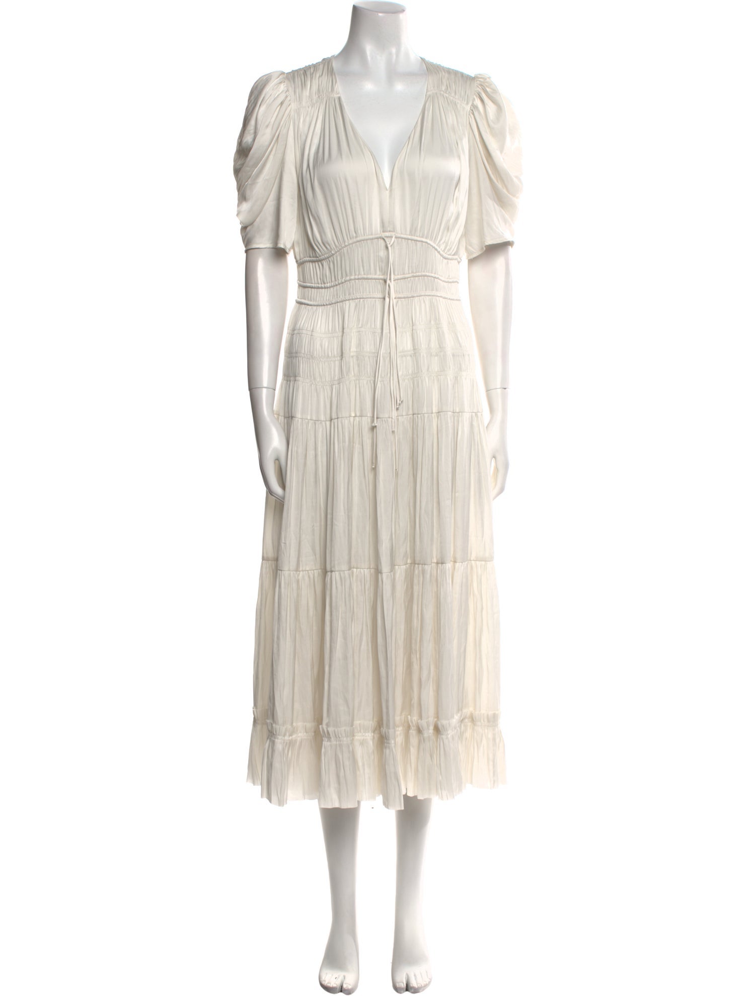 Ulla Johnson V-Neck Long Dress