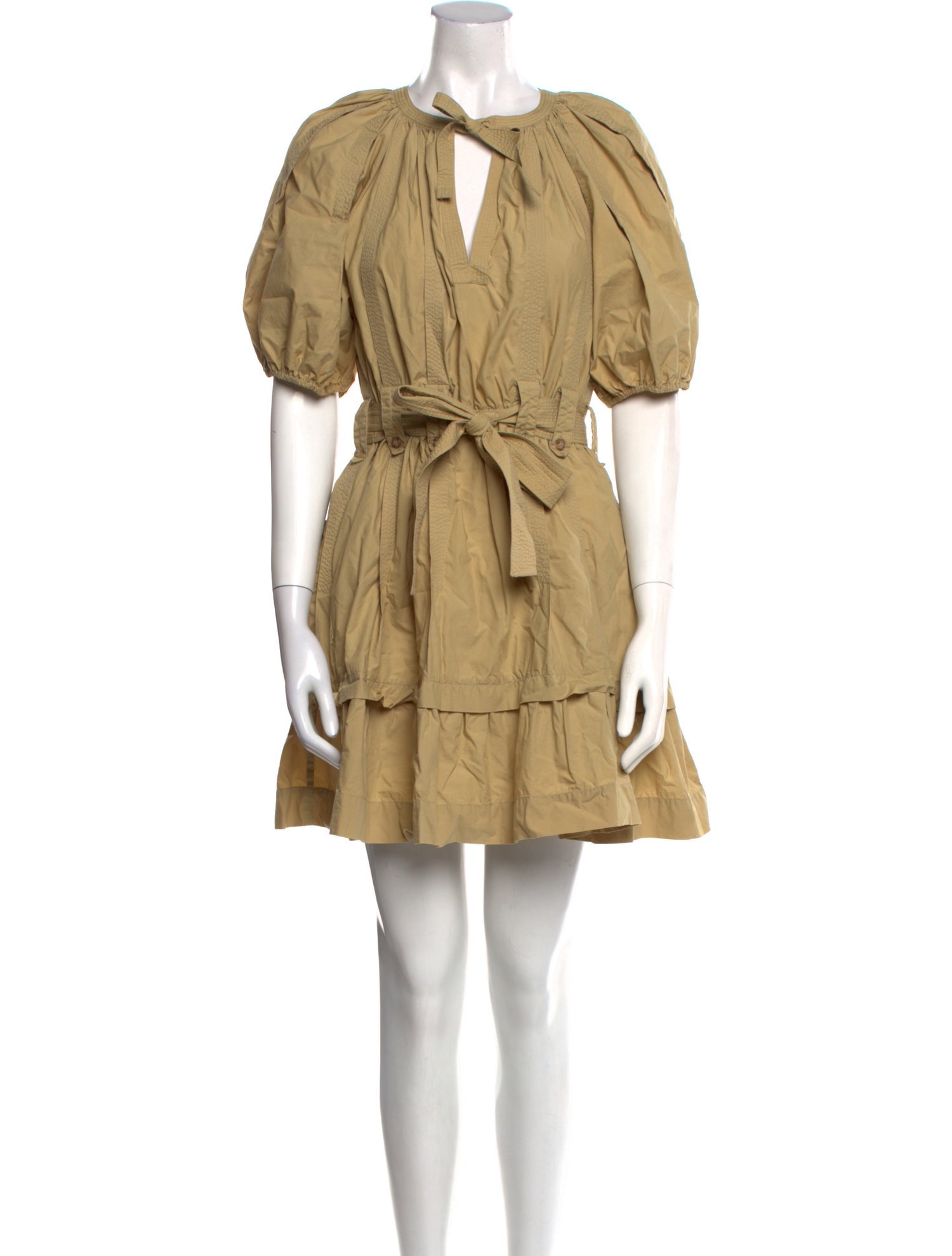 Ulla Johnson V-Neck Mini Dress