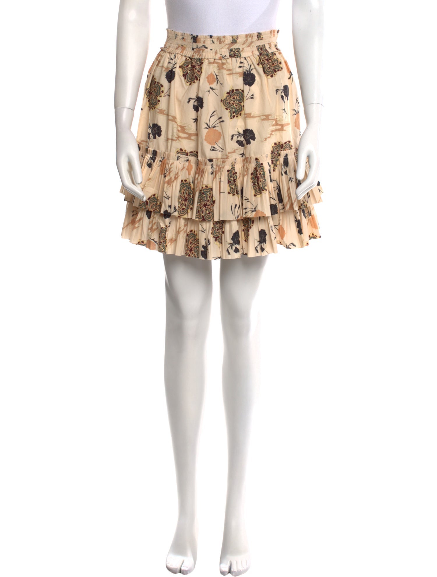Ulla Johnson Floral Print Mini Skirt